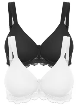 Бюстгальтер без косточек SUSA 2er Pack Schalen BH Latina, черный