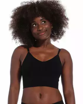 Бюстгальтер без косточек сверху с низкой спинкой MAGIC Bodyfashion, черный