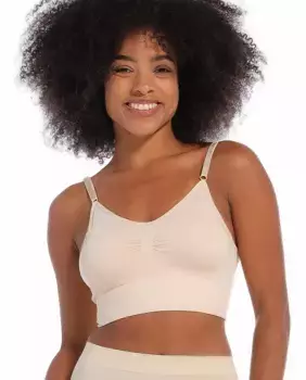 Бюстгальтер без косточек сверху с низкой спинкой MAGIC Bodyfashion, цвет Crudo