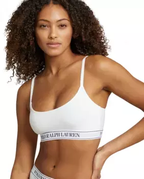Бюстгальтер без косточек типа бралетт Polo Ralph Lauren, белый