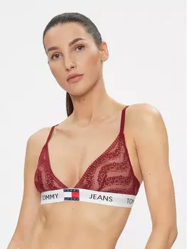Бюстгальтер без косточек Tommy Jeans, красный