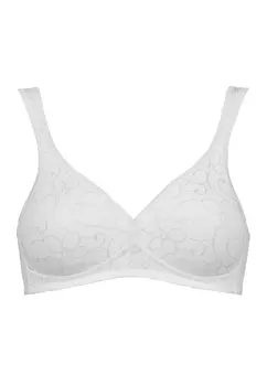 Бюстгальтер без косточек Triumph BH ohne Bgel Elegant Cotton, белый