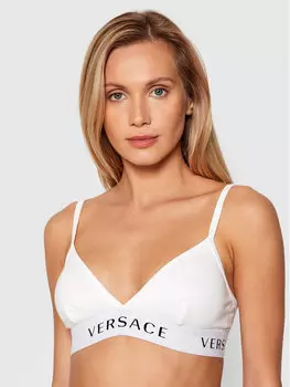 Бюстгальтер без косточек Versace, белый