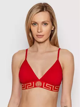 Бюстгальтер без косточек Versace, красный