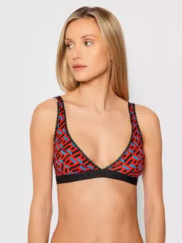Бюстгальтер без косточек Versace, красный