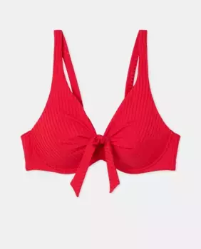 Бюстгальтер бикини на косточках nfasis, красный