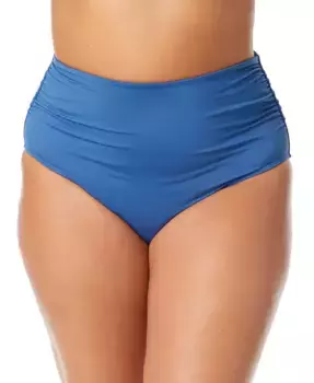 Бюстгальтер-бикини с высокой посадкой больших размеров Anne Cole, синий