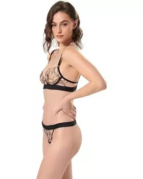 Бюстгальтер BLUEBELLA Maia Wired Bra, цвет Black/Sheer