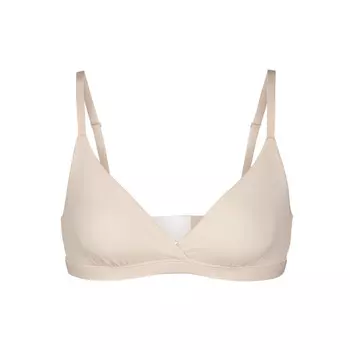 Бюстгальтер-бралет с перекрестком SKIMS Fits Everybody, песочный