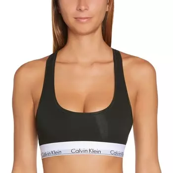 Бюстгальтер-бралетт Calvin Klein Underwear с логотипом бренда, черный