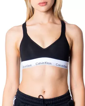 Бюстгальтер-бралетт Calvin Klein Underwear с логотипом бренда, черный