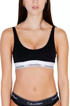 Бюстгальтер-бралетт Calvin Klein Underwear с логотипом бренда, черный