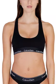 Бюстгальтер-бралетт Calvin Klein Underwear с логотипом бренда, черный