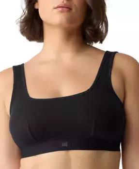 Бюстгальтер-бралетт Comfort с логотипом GapBody GPW01052, черный