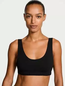 Бюстгальтер-Бралетт из модального флиса с начесом Victoria'S Secret, черный