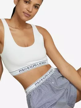 Бюстгальтер-бралетт Polo Ralph Lauren, белый