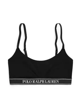 Бюстгальтер-бралетт Polo Ralph Lauren Essentials, черный