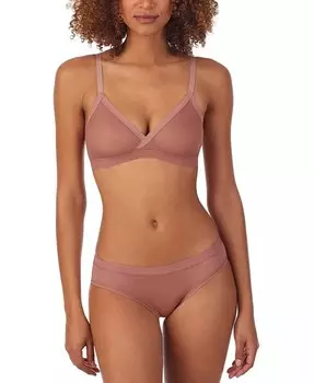 Бюстгальтер-бралетт с прозрачными полосками DK7626 DKNY, розовый