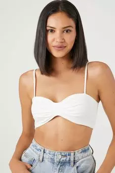 Бюстгальтер-бралетт Sweetheart на бретельках Forever 21, белый