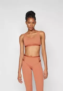 Бюстгальтер BRALETTE Emporio Armani, коричневый