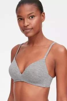 Бюстгальтер Breathe без косточек Gap, серый