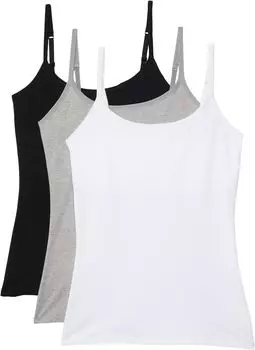 Бюстгальтер-бретелька из органического хлопка (3 шт.) PACT, цвет Basics