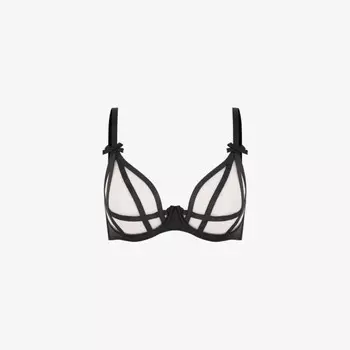 Бюстгальтер Briella из эластичной ткани с резинкой Agent Provocateur, черный