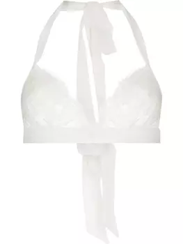 Бюстгальтер Cadeau с вырезом халтер Kiki de Montparnasse, белый
