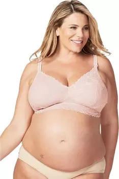 Бюстгальтер Cake Maternity Maternity Chantilly Busty Wire Free Lace Nursing Bralette, цвет Blush