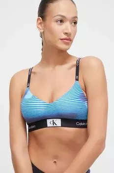 Бюстгальтер Calvin Klein Underwear, бирюзовый