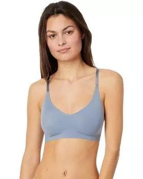 Бюстгальтер Calvin Klein Underwear Invisibles Comfort Lightly Lined Seamless Wireless Trianglelette, цвет Flint Stone