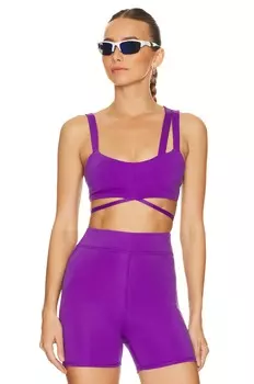 Бюстгальтер Camila Coelho Marcia Sports, цвет Royal Purple