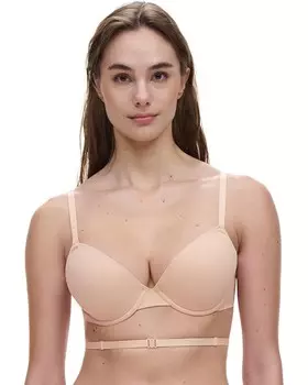 Бюстгальтер Chantelle Low Back Plunge T-Shirt Bra, цвет Nude Blush