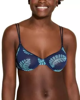 Бюстгальтер Cosabella Soiree Confidence с принтом и формованными чашечками, цвет leaf