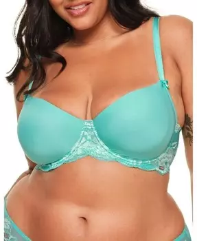 Бюстгальтер-деми без подкладки Missy размера плюс Adore Me, зеленый