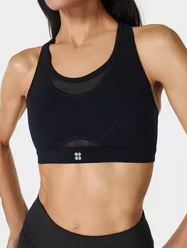 Бюстгальтер для бега Power Icon Sweaty Betty, черный