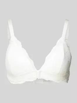 Бюстгальтер для беременных с кружевной отделкой, модель 'NEWZENINA' Mamalicious, белый