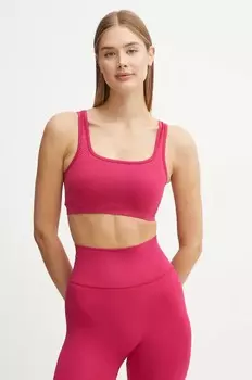 Бюстгальтер для йоги Casall с фестонами, розовый