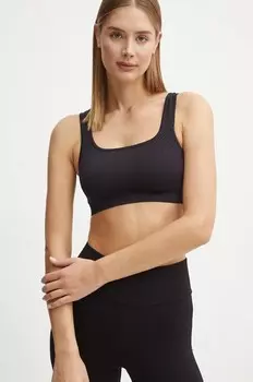 Бюстгальтер для йоги Casall с фестонами, черный