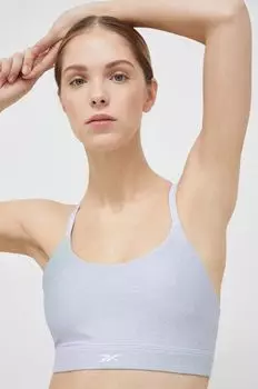 Бюстгальтер для йоги Reebok, серый