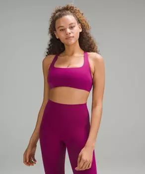 Бюстгальтер для йоги SmoothCover Lululemon, фиолетовый