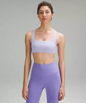 Бюстгальтер для йоги SmoothCover Lululemon, сиреневый