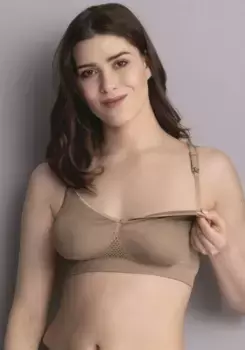 Бюстгальтер для кормления Anita Maternity "Бесшовный", съемные чашки, двухслойная микрофибра, цвет Dusty Rose