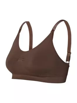 Бюстгальтер для кормления без косточек Noppies Hura, темно коричневый