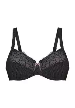 Бюстгальтер для кормления Miss Orely для женщин с удобными бретелями и кружевными деталями Anita, черный