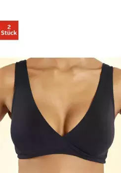 Бюстгальтер для кормления Petite Fleur без косточек с запахом, белый