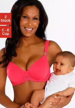 Бюстгальтер для кормления Petite Fleur на косточках и широких удобных бретелях, белый