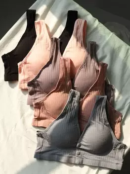 Бюстгальтер для кормления, пуговицы спереди, 5 шт Shein, мультиколор