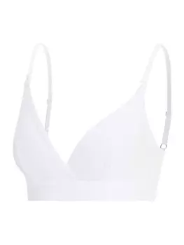 Бюстгальтер для кормления с треугольными чашечками Lindex Maternity Vera, белый