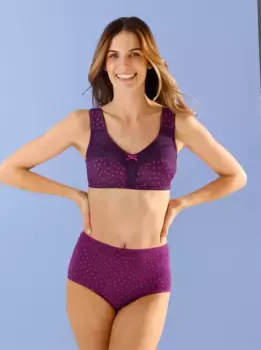 Бюстгальтер для стирки Pur Wschepur, цвет Traube-Bedruckt